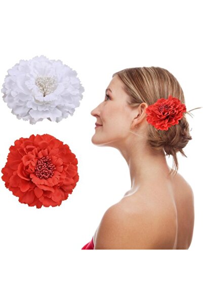 Morvena Picks Set de agrafe de păr din 2 piese - Accesorii de păr florale - A...