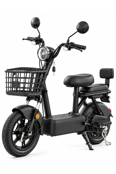 Camel Dual Seat City Electric Bike, 450W Motor, 48V 12Ah Battery, 50-60KM Ran...