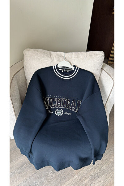 ELLA Triko ve Nakış Detaylı Sweatshirt