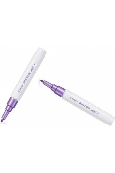 Pilot Pintor (m) Round Tip Metallic Purple (Two Pieces)