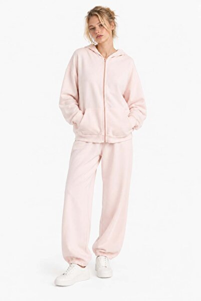HAKKE Oversize Zippered Top and Bottom Set