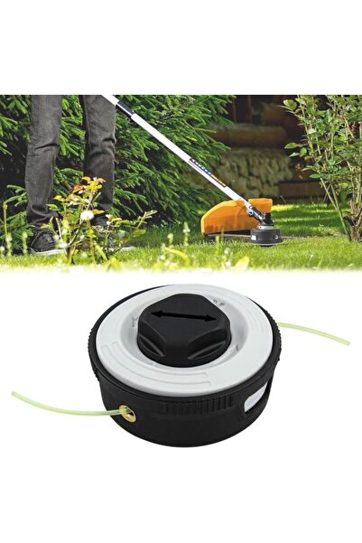 Morvena Picks Trimmer de gazon cu cap cu perii motorizat - Motocoasă cu cap c...
