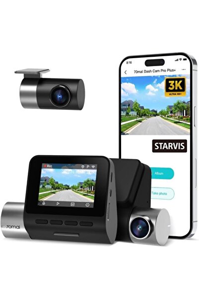 70MAİ Smart Dash Cam Pro Plus Sets A500S - Dual Video Recording, 5MP Resoluti...