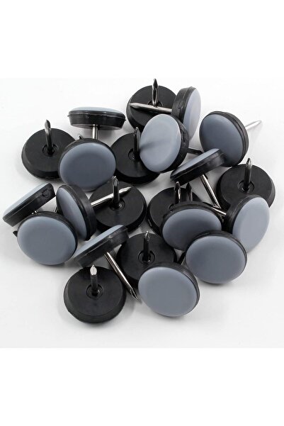 Generic 24pcs 3/4" (19mm) Nail on Furniture Sliders, Round