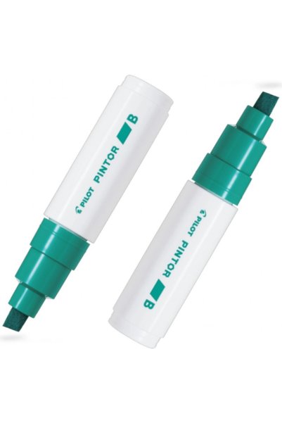 Pilot Pintor (B) Cut Tip Green (Two Pieces)