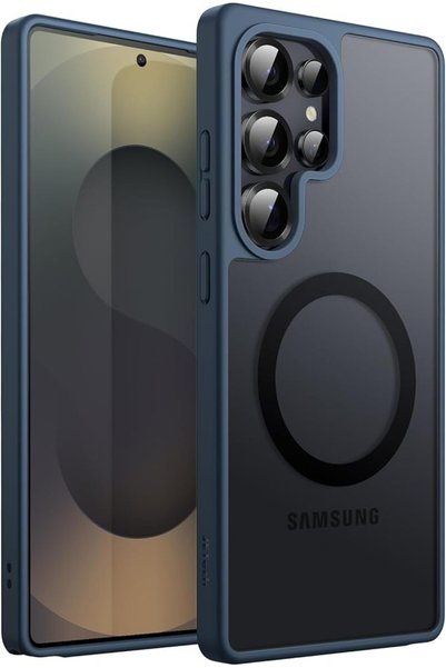 JETech Magnetic Case for Samsung Galaxy S25 Ultra, Titanium Black