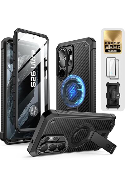 Supcase حافظة لهاتف سامسونج جالاكسي S26 ألترا مع حامل (UB Pro Mag)، [إطاران أ...