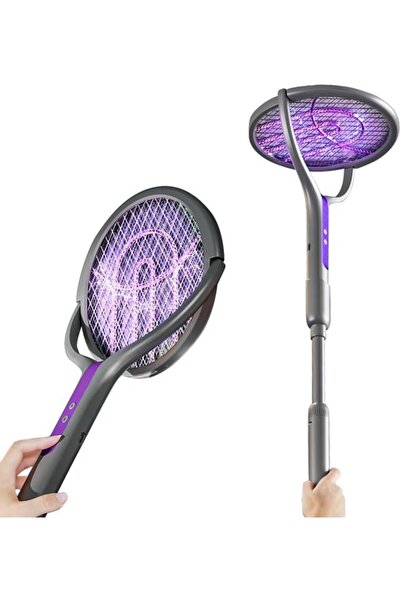 Morvena Picks Paletă electrică anti-insecte 6-în-1 - 2800V - cu cap rotativ -...