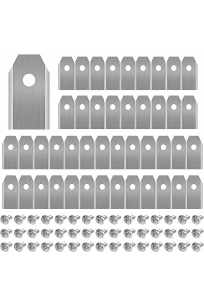 Morvena Picks 45 de bucăți - Lame pentru robot de tuns iarba - inclusiv șurub...