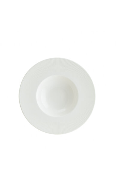 Bonna Iris White 28 cm Farfurie adâncă pentru paste din porțelan alb