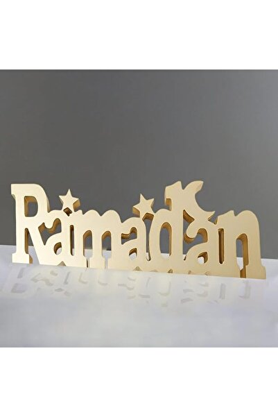 Maxmana Secret ديكور طاولة رمضان، لافتة خشبية بعبارة رمضان كريم، زينة رمضانية...