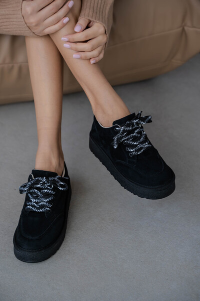 selin shoes Cazra Κοντές Γυναικείες Μπότες με ίσια και χοντρή σόλα και κορδόν...