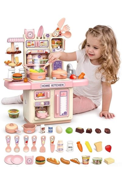 GENERAL 34Pcs Kitchen Pretend Toy Set, Kids Mini Kitchen Toys, Simulation Coo...