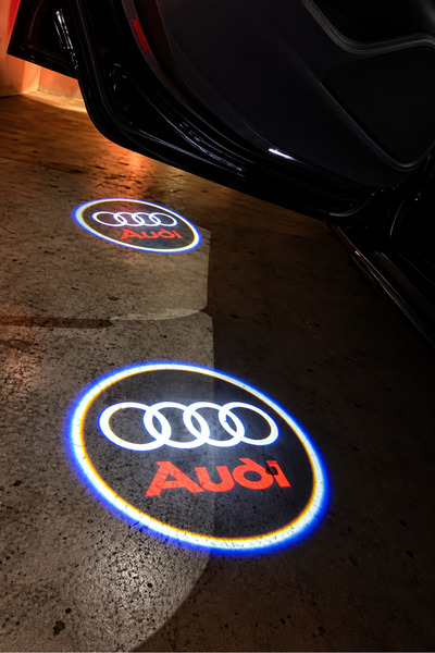 AksoyTuning Audi Q7 2006-2014 Uyumlu Kapı Altı Işıklı Logo
