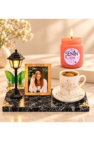 hediye arıları Special for You: Tree of Life with Street Lamp and Photo Porce...
