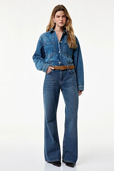 Koton Women's Pants 7Wal40029Mdrk