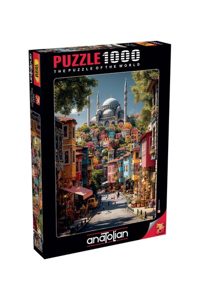 Anatolian Puzzle لغز الصور المقطوعة 1000 قطعة - ألوان اسطنبول 1227