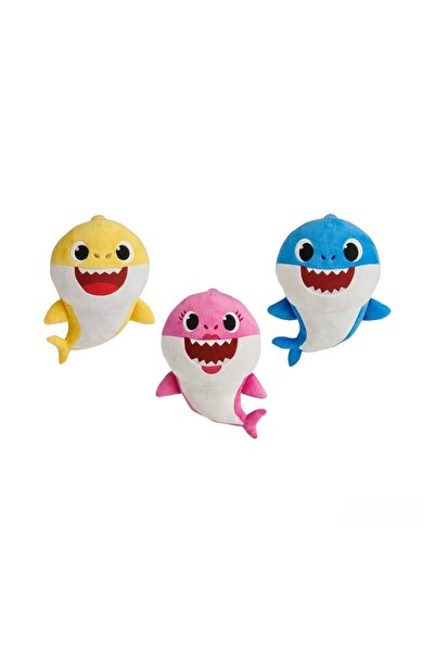 Virtual Trend Set 3 Jucarii de plus Virtual Trend®, Baby Shark cu ventuza, mu...