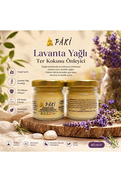 Lavantalı Ter Kokusu Önleyici