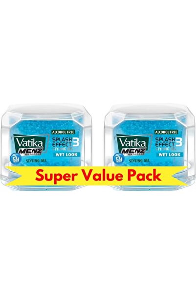 Vatika Naturals Wet Look Styling Hair Gel 250ml, Pack of 2