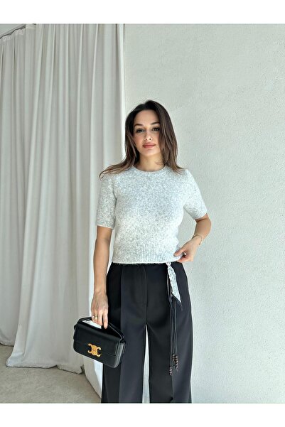 Mooi Butik Pulover MARSAN 8288 - Gri