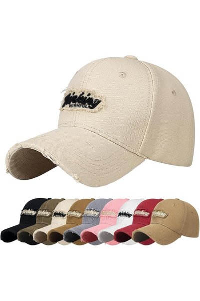 NALACAL Embroidered Baseball Cap, Hip Hop Dad Hat, Unisex Adjustable Cotton T...