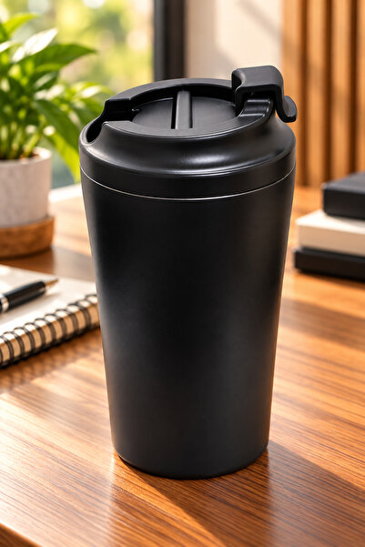 Generic Brand Travel Thermal Mug with Secure Lid – Multiple Colors
