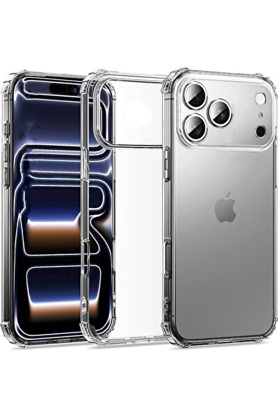 GENERAL Lumobrilla for iPhone 14 Pro Max Case Clear Soft TPU Reinforced Corners