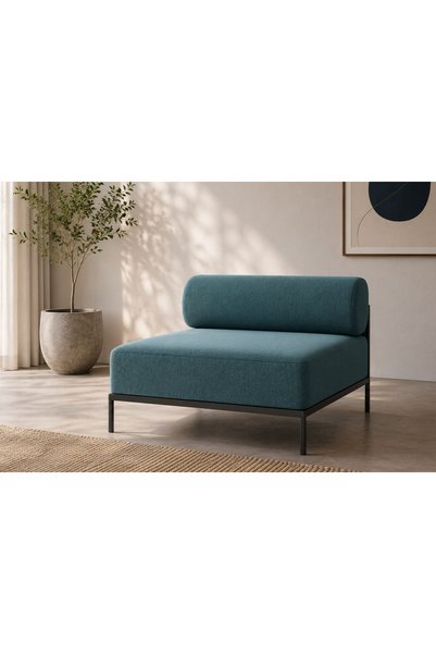 Vivense MOBFLİX LAGOM TEKLİ ORTA MODÜL BERJER, MAVİ