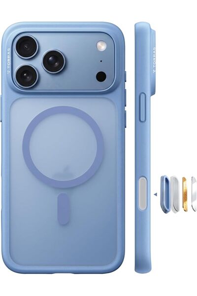 TORRAS Magnetic Guardian Compatible with iPhone 16 Pro Max Case, Military Grade Drop Tested, Compati