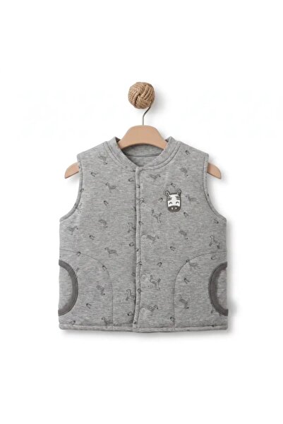 BabyCosy Baby Boy Vest Gray Csy8072