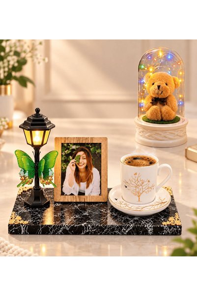 hediye arıları Photographed Street Lamp Tree of Life Porcelain Coffee Cup and...