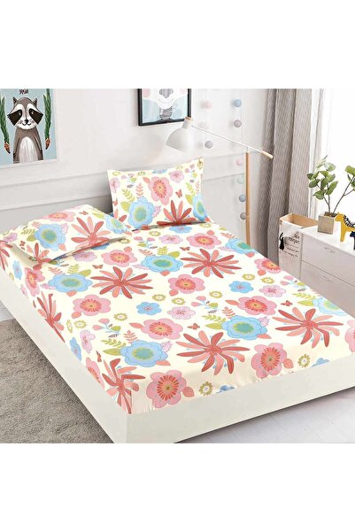 JOJO HOME Husa de pat cu elastic si 2 fete de perna, tesatura tip finet, pat ...