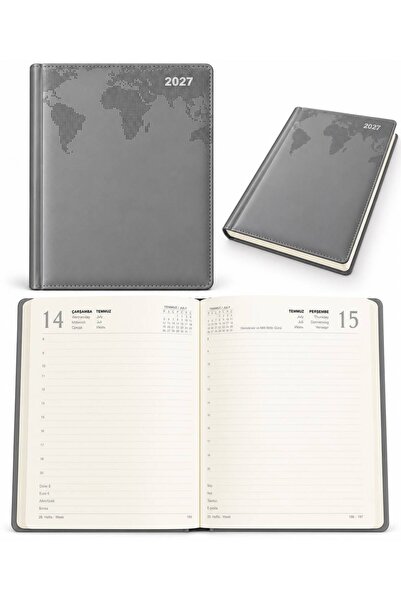 nesnelgift 2027 16x24 World Patterned 1520 Thermo Leather Ημερολόγιο (Χαρτί ι...