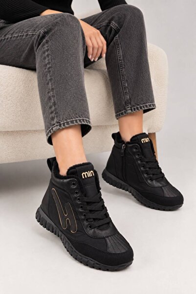 E evalupe Terra İçi Kürklü Gizli Topuk Kadın Sneakers Bot