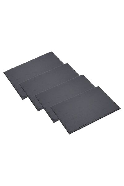 Artesa 4-piece serving platter set, slate, 30 cm -