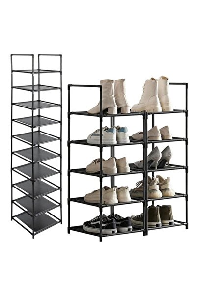 Ruhhy 25564 Raft modular pentru încălțăminte, Organizator de încălțăminte, 10...