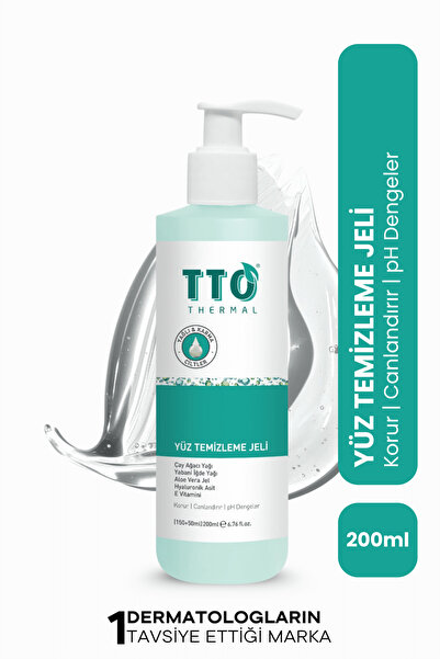TTO Yüz Temizleme Jeli Karma ve Yağlı Ciltler 200 ml