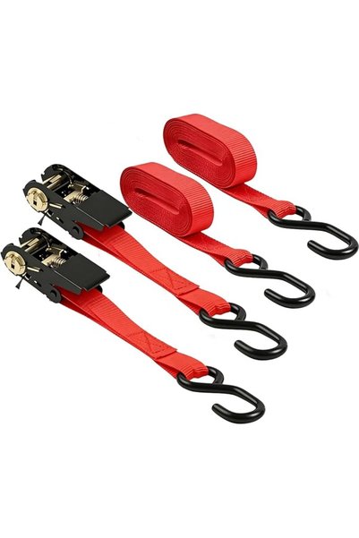 GENERAL 2 Pack 1 Inch X 10 Feet Heavy Duty Straps, 600Kg/1320Lb Breaking Stre...