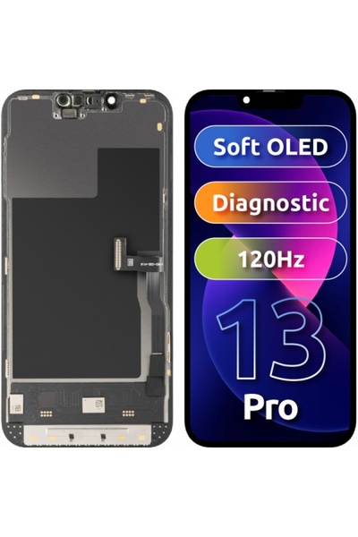 MP Display cu Touchscreen compatibil cu Apple iPhone 13 Pro, cu Rama, Versiun...