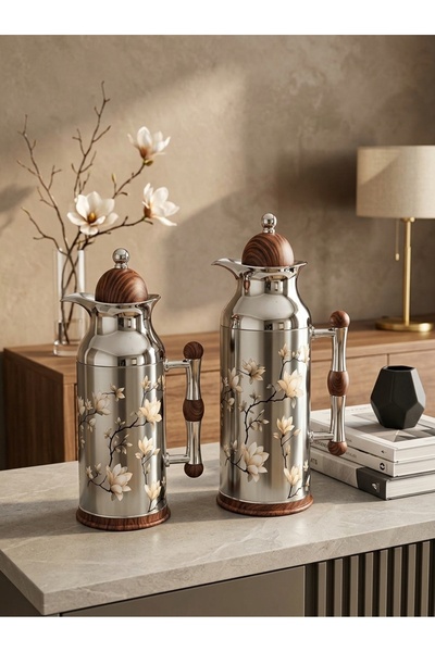 Generic Trams Steel Tea & Coffee Serving Set 700 ml +1 Litter Luxury & Modern...