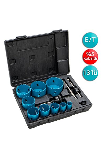 Titi DP1000M Kobaltlı HSS Bi-Metal Panç Seti 13 Parça (Elektrikçi ve Tesisatçı)