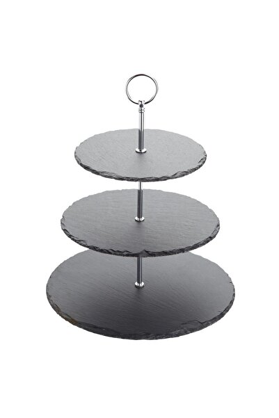 Artesa 3-tiered platter, slate, 28.5 x 34.5 cm -