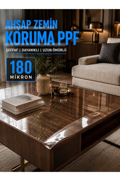 Otox Ahşap Zemin ve Mobilya Koruma | PPF Filmi | 152 Cm x 15 Metre | 180 Mikr...