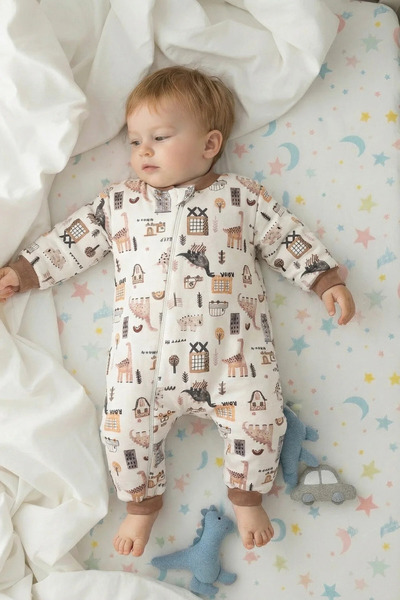 wolly woo Boy's Sleeping Bag Cotton Pack Long Sleeve 2 Tog