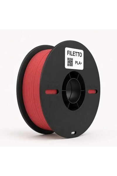 Mattle Kırmızı Matte PLA+ 3D Filament – 1.75mm – 1KG – AMS Uyumlu