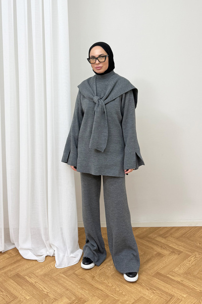 Melike Tatar Three-Piece Knitwear Set 32-5501