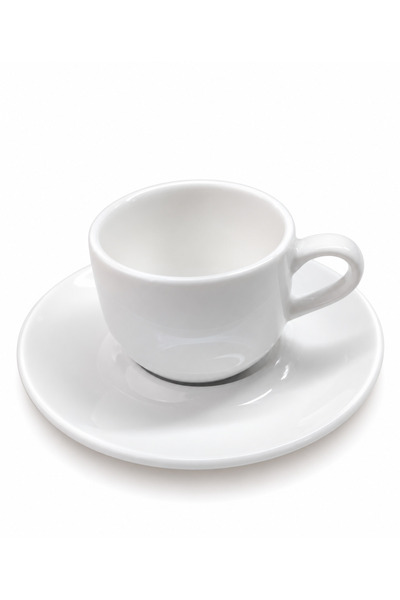 tabakevi Tabak Evi Banquet White Porselen Kahve Fincanı 110cc 2 Kişilik