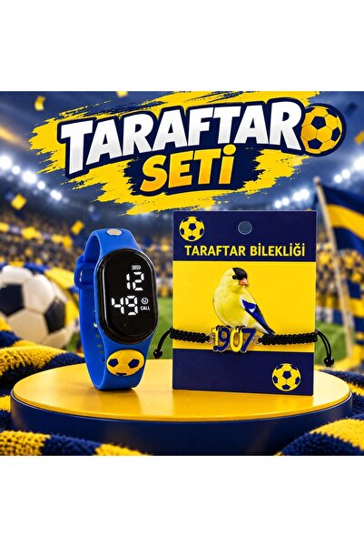Eylemboutique Çocuk Taraftar Seti - Takvimli Dokunmatik Led Kol Saati ve 1907...