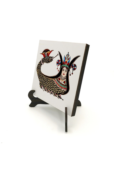 Sadrazam Şahmeran Printed Wooden Tabletop 10X10 1g-ş4
